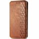 Чохол Deexe Rhombus Wallet для Samsung Galaxy A05s (A057) - Brown