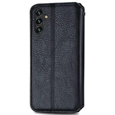 Чехол Deexe Rhombus Wallet для Samsung Galaxy A24 (A245) - Black