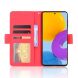 Чохол Deexe Wallet Stand для Galaxy M52 (M526) - Red