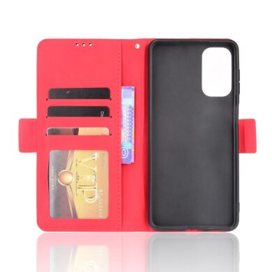 Чохол Deexe Wallet Stand для Galaxy M52 (M526) - Red