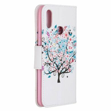 Чехол-книжка Deexe Color Wallet для Samsung Galaxy A10s (A107) - Flowered Tree