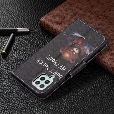 Чехол-книжка Deexe Color Wallet для Samsung Galaxy A22 (A225) / M22 (M225) - Bear
