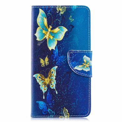 Чохол-книжка Deexe Color Wallet для Samsung Galaxy A40 (А405) - Blue Butterflies