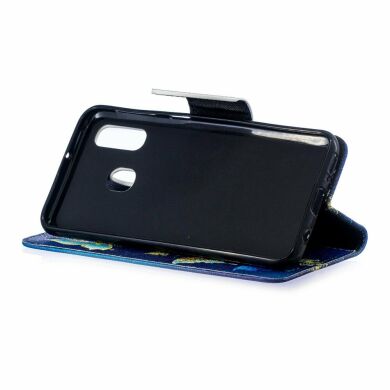 Чохол-книжка Deexe Color Wallet для Samsung Galaxy A40 (А405) - Blue Butterflies