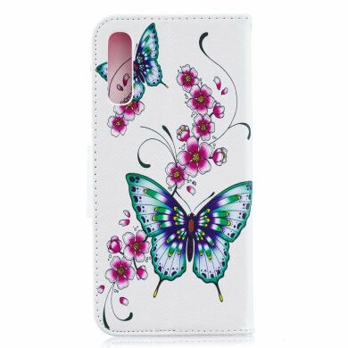 Чохол-книжка Deexe Color Wallet для Samsung Galaxy A50 (A505) / A30s (A307) / A50s (A507) - Butterfly and Flower