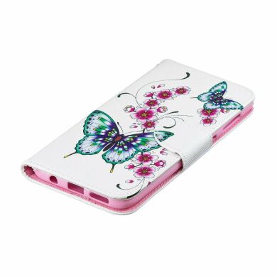 Чохол-книжка Deexe Color Wallet для Samsung Galaxy A50 (A505) / A30s (A307) / A50s (A507) - Butterfly and Flower