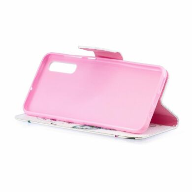 Чохол-книжка Deexe Color Wallet для Samsung Galaxy A50 (A505) / A30s (A307) / A50s (A507) - Butterfly and Flower