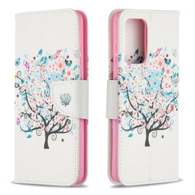 Чехол-книжка Deexe Color Wallet для Samsung Galaxy A52 (A525) / A52s (A528) - Tree