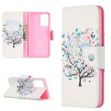 Чехол-книжка Deexe Color Wallet для Samsung Galaxy A52 (A525) / A52s (A528) - Tree