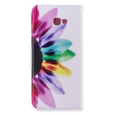 Чохол-книжка Deexe Color Wallet для Samsung Galaxy J4+ (J415), Petals Pattern
