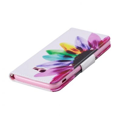 Чохол-книжка Deexe Color Wallet для Samsung Galaxy J4+ (J415), Petals Pattern