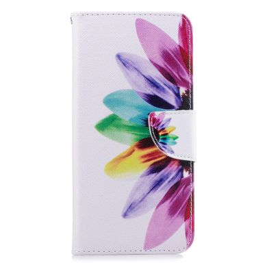 Чохол-книжка Deexe Color Wallet для Samsung Galaxy J4+ (J415), Petals Pattern