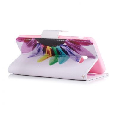 Чохол-книжка Deexe Color Wallet для Samsung Galaxy J4+ (J415), Petals Pattern