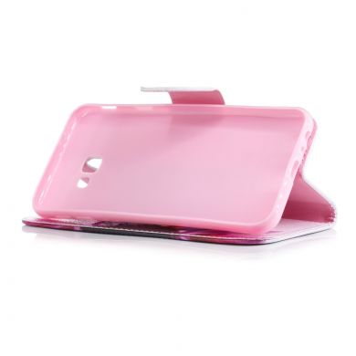 Чохол-книжка Deexe Color Wallet для Samsung Galaxy J4+ (J415), Petals Pattern