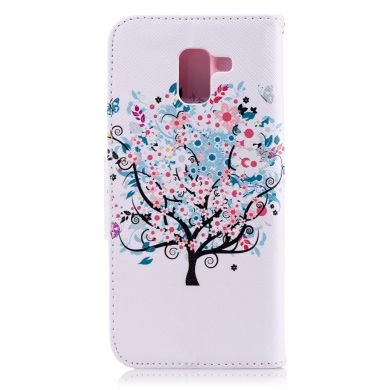 Чехол-книжка Deexe Color Wallet для Samsung Galaxy J6 2018 (J600) - Spring Tree