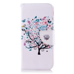 Чехол-книжка Deexe Color Wallet для Samsung Galaxy J6 2018 (J600) - Spring Tree