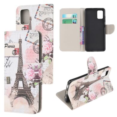 Чохол-книжка Deexe Color Wallet для Samsung Galaxy M51 (M515) - Eiffel Tower