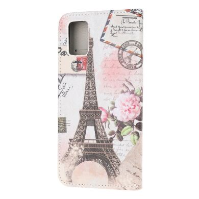 Чехол-книжка Deexe Color Wallet для Samsung Galaxy M51 (M515) - Eiffel Tower