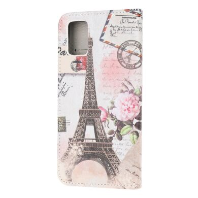 Чохол-книжка Deexe Color Wallet для Samsung Galaxy M51 (M515) - Eiffel Tower