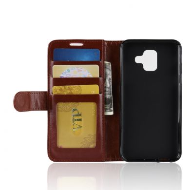 Чехол-книжка Deexe Wallet Style для Samsung Galaxy A6 2018 (A600) - Brown