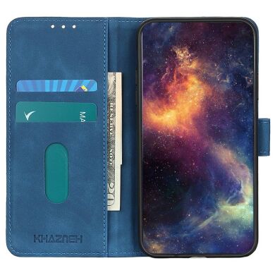 Чехол-книжка KHAZNEH Retro Wallet для Samsung Galaxy A36 (A366) - Blue