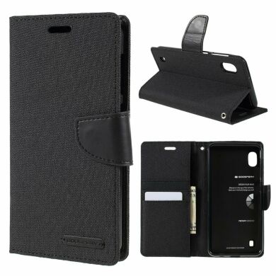 Чохол-книжка MERCURY Canvas Diary для Samsung Galaxy A10 (A105) - Black