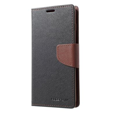 Чехол-книжка MERCURY Fancy Diary для Samsung Galaxy S10 - Black / Brown