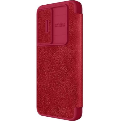 Чехол-книжка NILLKIN Qin Pro для Samsung Galaxy S24 FE (S721) - Red