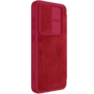 Чехол-книжка NILLKIN Qin Pro для Samsung Galaxy S24 FE (S721) - Red