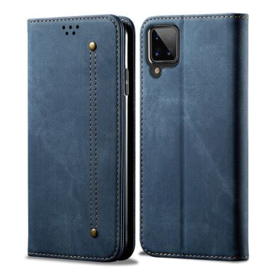 Чохол-нижка UniCase Jeans Wallet для Samsung Galaxy A12 (A125) / A12 Nacho (A127) / M12 (M127) - Blue
