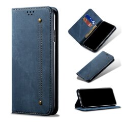 Чехол-книжка UniCase Jeans Wallet для Samsung Galaxy A12 (A125) / A12 Nacho (A127) / M12 (M127) - Blue
