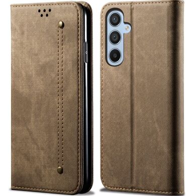 Чехол-книжка UniCase Jeans Wallet для Samsung Galaxy A26 (A266) - Khaki