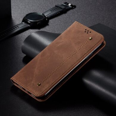 Чохол-книжка UniCase Jeans Wallet для Samsung Galaxy S21 (G991) - Brown