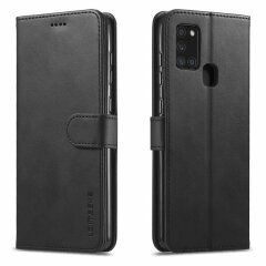 Чохол LC.IMEEKE Wallet Case для Samsung Galaxy A21s (A217) - Black