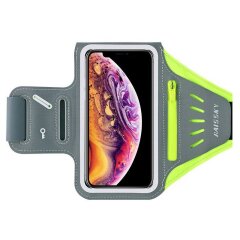 Чехол на руку HAISSKY HSK3061 FitRun Touch - Fluorescent Green