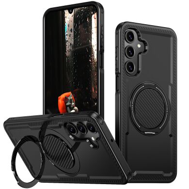 Чохол з кільцем-підставкою Reframe Grip MagSafe для Samsung Galaxy A16 (A165) - Black