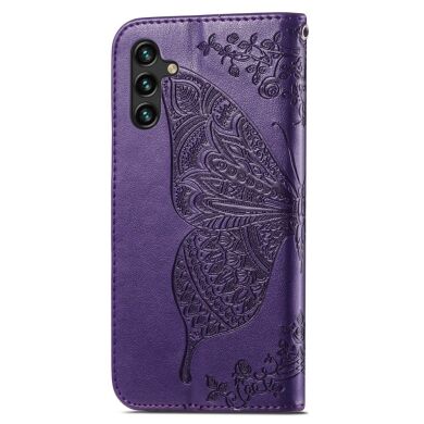 Чохол UniCase Butterfly Pattern для Samsung Galaxy A13 5G (A136) / A04s (A047) - Purple