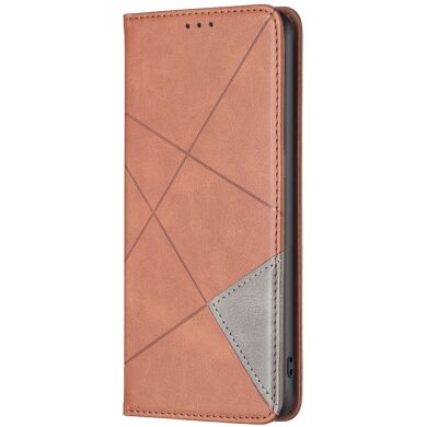 Чохол UniCase Geometric Pattern для Samsung Galaxy A57 (A576) - Brown