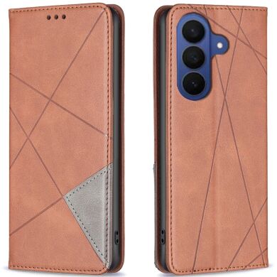 Чохол UniCase Geometric Pattern для Samsung Galaxy A57 (A576) - Brown