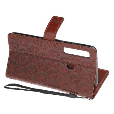 Чехол UniCase Leaf Wallet для Samsung Galaxy A9 2018 (A920) - Brown
