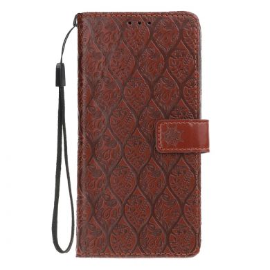 Чехол UniCase Leaf Wallet для Samsung Galaxy A9 2018 (A920) - Brown