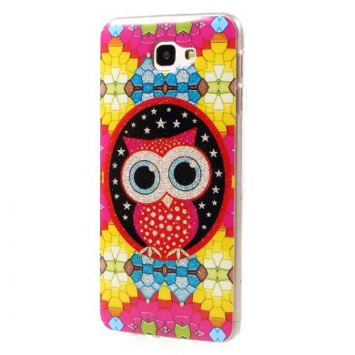 Силіконовий чохол Deexe Life Style для Samsung Galaxy J5 Prime, Mosaic Owl
