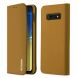 Кожаный чехол DUX DUCIS Wish Series для Samsung Galaxy S10e (G970) - Khaki. Фото 1 из 17