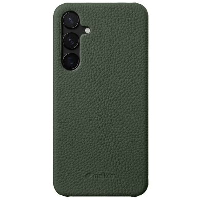 Шкіряний чохол MELKCO Leather Case для Samsung Galaxy S24 Plus (S926) - Dark Green