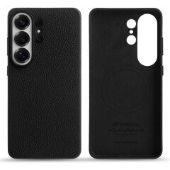 Кожаный чехол MELKCO Leather Case Magnetic для Samsung Galaxy S26 Ultra (S948) - Black