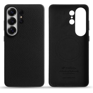 Кожаный чехол MELKCO Leather Case Magnetic для Samsung Galaxy S26 Ultra (S948) - Black