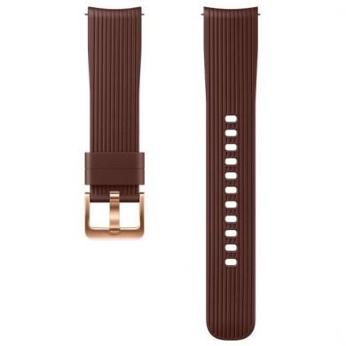 Оригинальный ремешок Silicon Strap для Samsung Galaxy Watch 42mm / Watch 3 41mm (ET-YSU81MAEGRU) - Brown