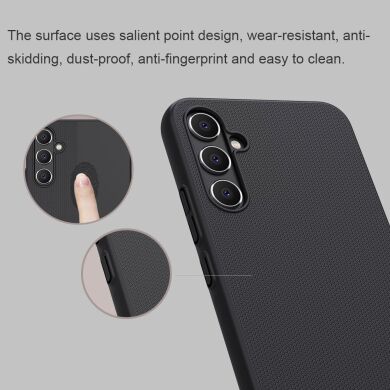 Пластиковий чохол NILLKIN Frosted Shield для Samsung Galaxy A34 (A346) - Black