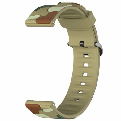 Ремешок Deexe Army Style для часов с шириной крепления 20 мм - Khaki