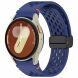 Ремешок Deexe Astra Strap для Samsung Galaxy Watch 4 / 4 Classic / 5 / 5 Pro / 6 / 6 Classic / 7 / FE - Midnight Blue. Фото 2 из 7